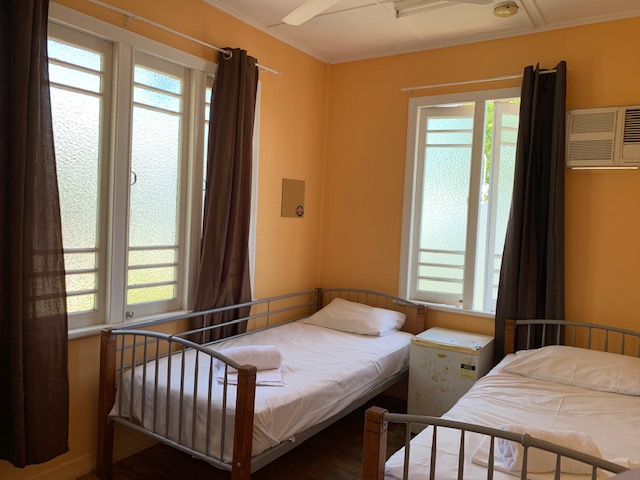 Private Room, Twin beds & A/C